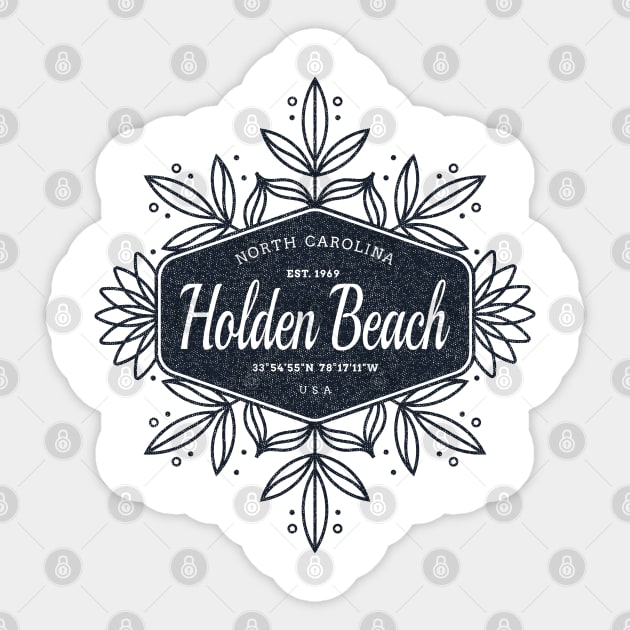 Holden Beach, NC Summertime Vacationing Sunrise Sticker by Contentarama